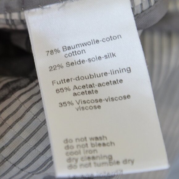 Akris Punto Silk Plaid Blazer Sz 10 - Picture 7 of 7